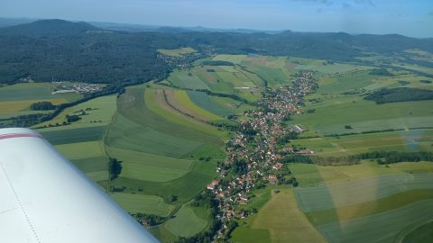 Eindruck von einem Rundflug